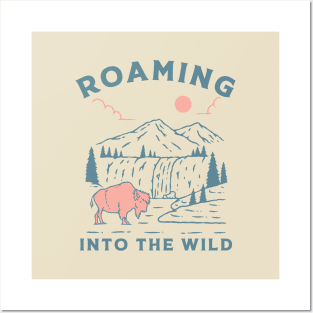 Roaming into The Wild Outdoor T-Shirt Posters and Art